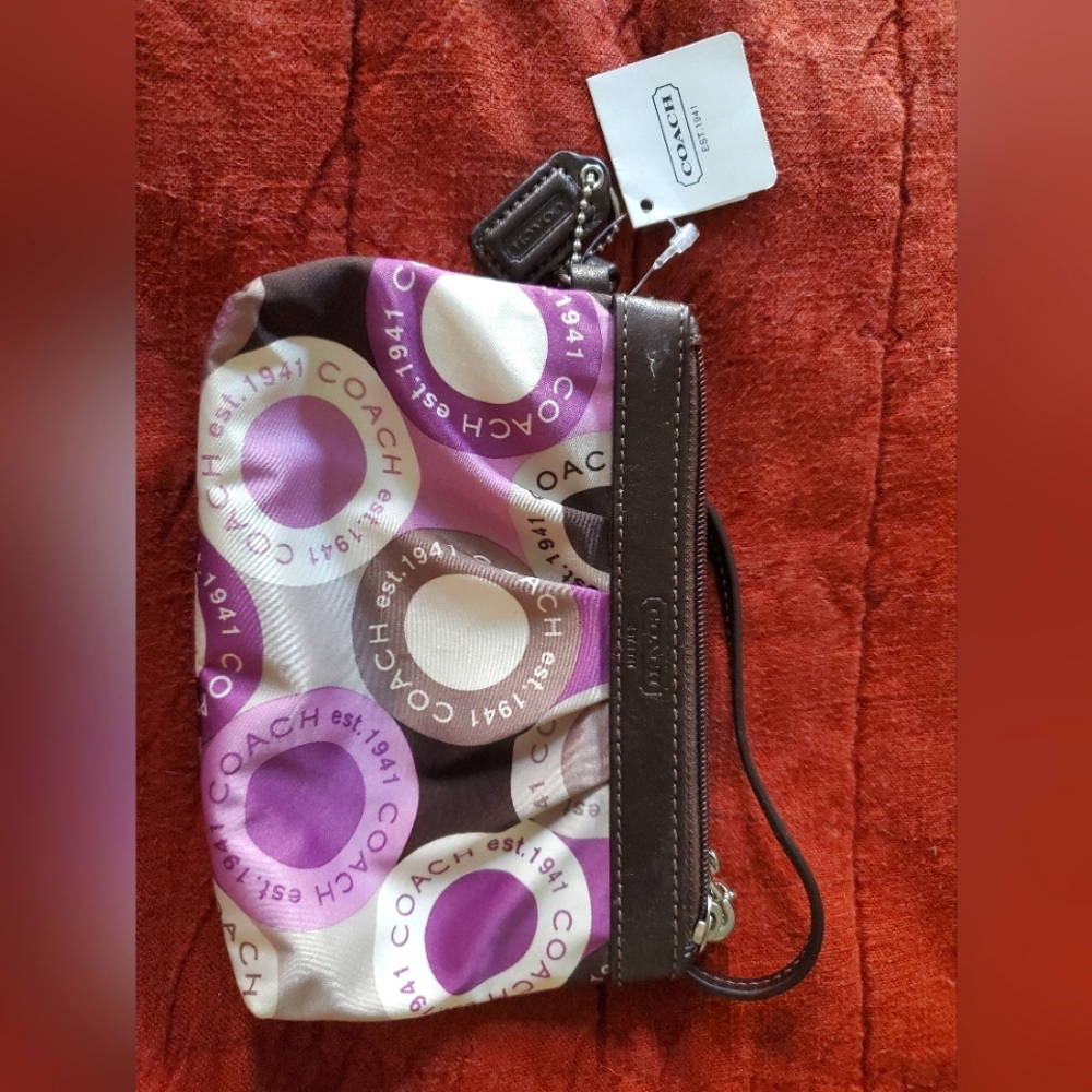 NEW Coach Wristlet With Tags